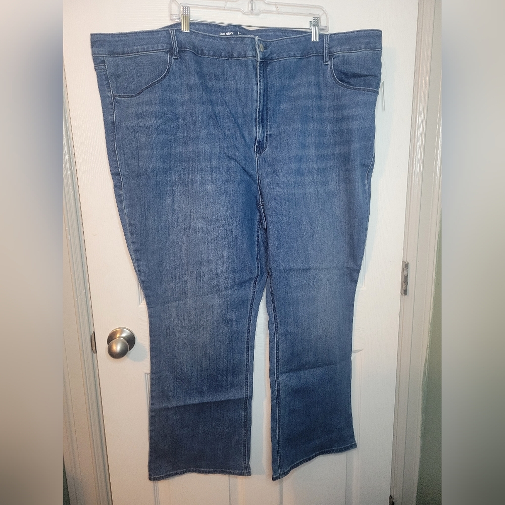 Old Navy Jeans Women's Plus 30 Short Blue Jean Medium Wash Mid-rise Kick Boot